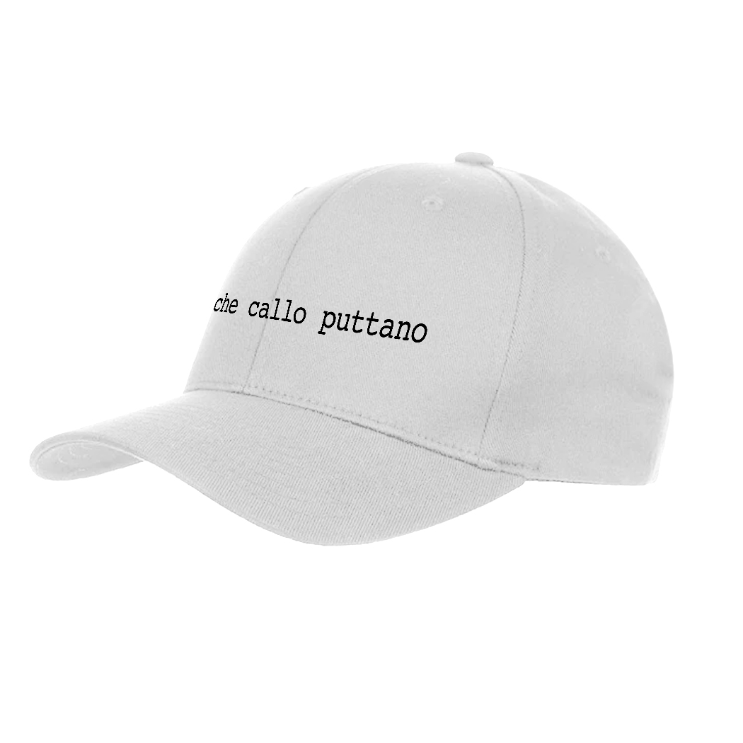 BASEBALL-CAP - CHE CALLO PUTTANO white