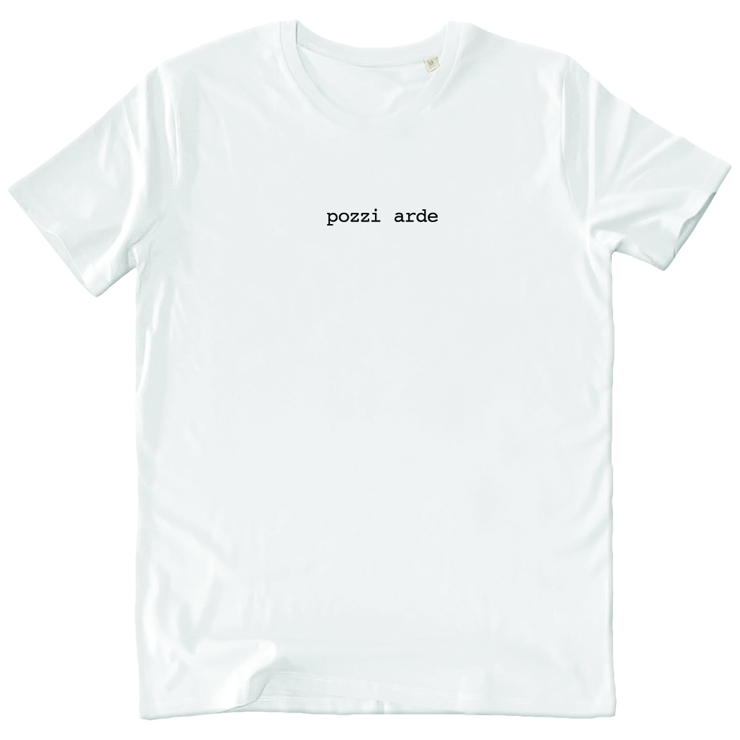 T-SHIRT UNISEX - POZZI ARDE white